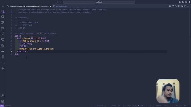 ORACLE DATABASE TUTORIAL #75  PL SQL CONTINUE STATEMENT