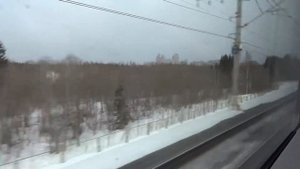 Лыкошино из окна "Сапсана" ЭВС2-03