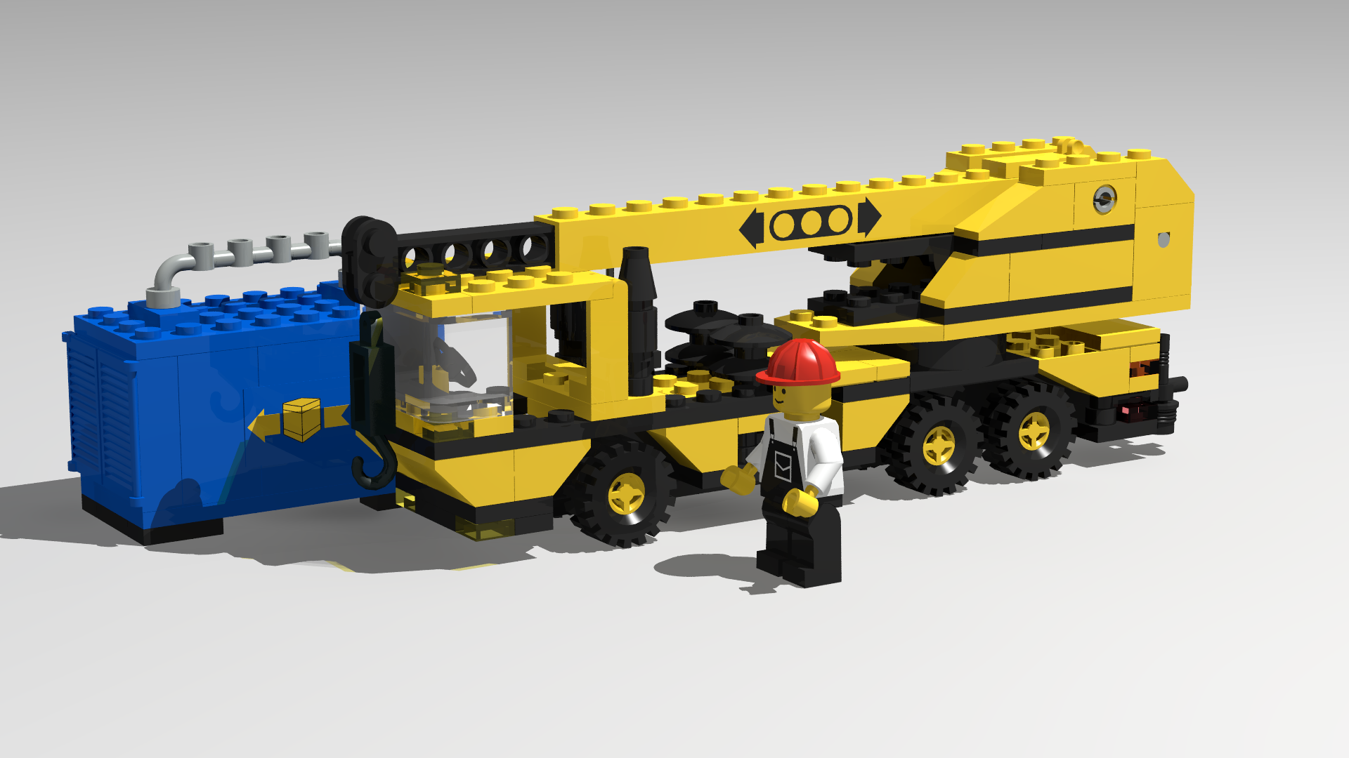 Собираем конструктор LEGO 6361 Town Mobile Crane