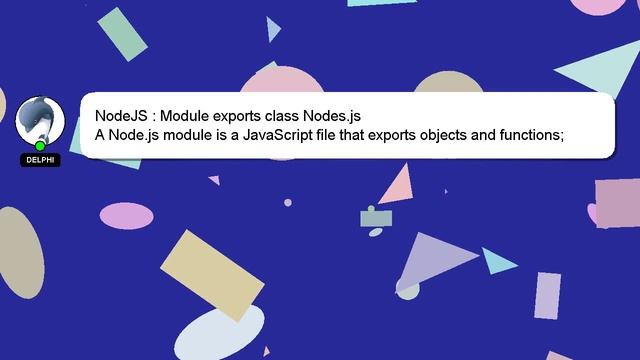 NodeJS : Module exports class Nodes.js