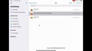 Cómo unir varios PDF desde el iPad