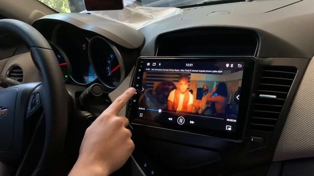 Stereo Multimedia con Sistema Android, CarPlay & Android Auto para Chevrolet Cruze смотреть онлайн