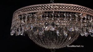 Хрустальная люстра "Грета Кольцо"