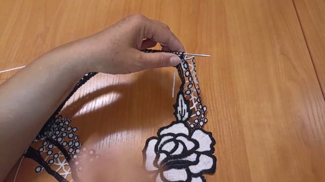 Летняя блузка спицами "Белая роза" 1 часть МК