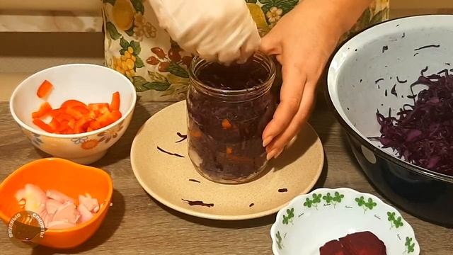 А вы так готовили красную капусту? Маринованная краснокочанная капуста