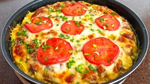 Индейка запеченная с картофелем в сливочном соусе с сыром моцарелла и специями!