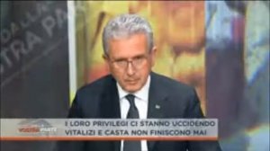 Gianfranco Rotondi a "Dalla Vostra Parte" - 31 gennaio 2017