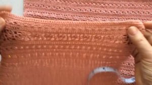 Летняя кофточка (крючком). Мастер класс. Часть 4