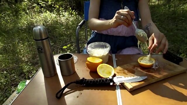 Готовим в походе. Кексы в апельсиновой кожуре смотреть онлайн