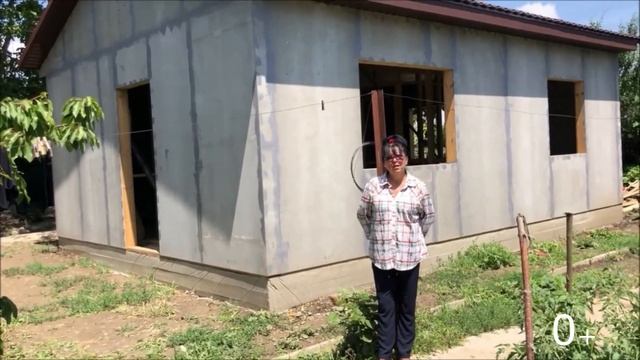 Отзыв о строительстве каркасного сип дома в Славянске-на-Кубани Краснодарского края. смотреть онлайн