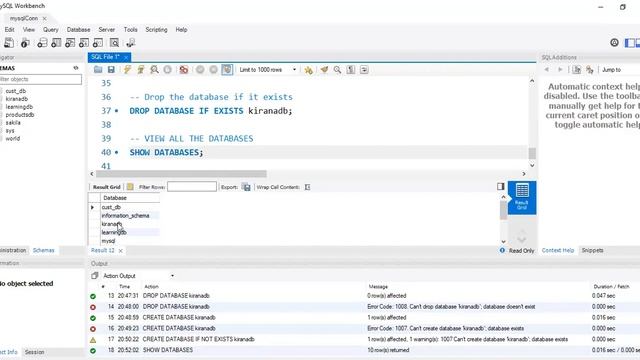 SQL-MySQL-Tutorials - MySQL WorkBench - Database Select Statement | Lesson 02 смотреть онлайн