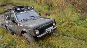 Нива в глине винтовые блокировки лебедка Electric winch