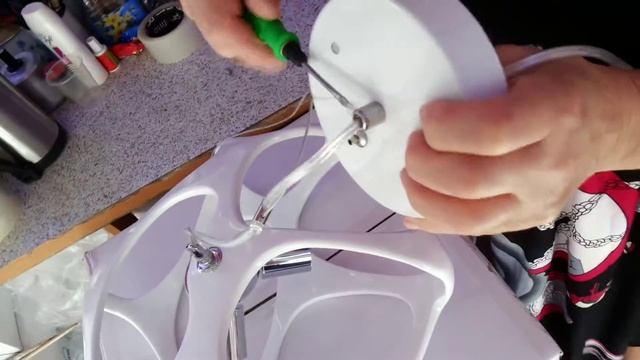 Как собрать Как подключить люстру 3 лампы белый Акрил смотреть онлайн