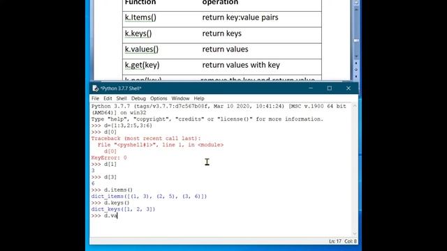 dictionary in python | dinesh programming |dinesh reddy смотреть онлайн
