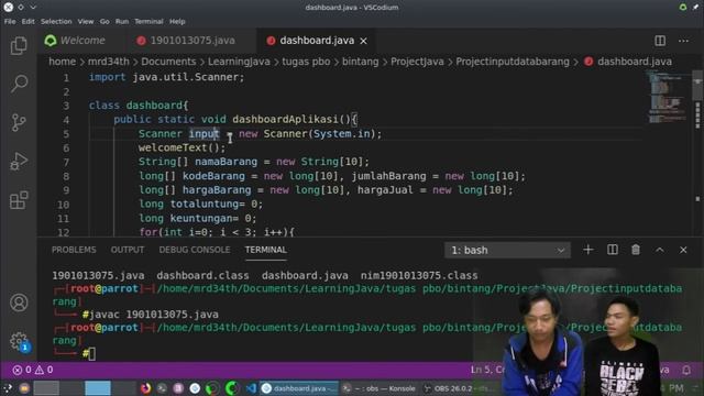 Coding with Me: Project Data Input Barang CLI in Java | Programming and Cyber Security
