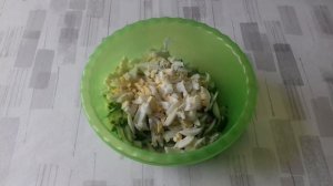 ЛЁГКИЙ В ПРИГОТОВЛЕНИИ САЛАТ К УЖИНУ ДЛЯ ВСЕЙ СЕМЬИ