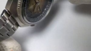 Vintage Orient WORLD TIME DIVER WD Automatic 21 JEWELS Japan Rare Men WristWatch