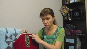 шьем сумку с фермуаром дома, своими руками