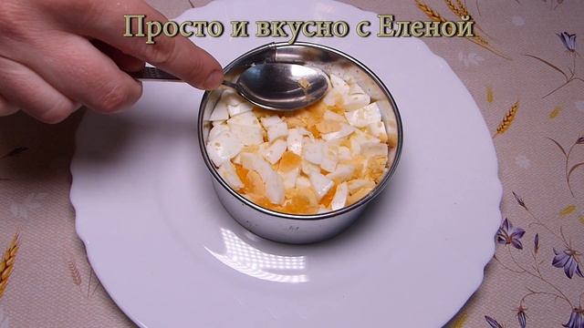 Вкусно, Быстро и Просто! Салат Дипломат с крабовыми палочками, салат с крабовыми палочками