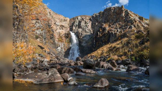 Долина реки Чулышман. Водопад Кату-Ярык