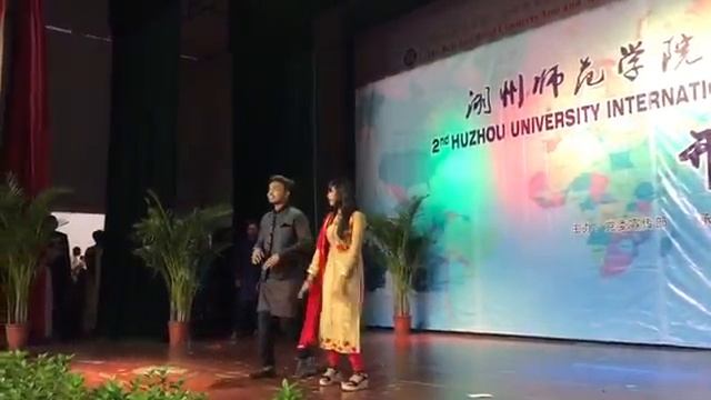Huzhou University dance bangla dance. Huzhou city,Zhejiang,China смотреть онлайн