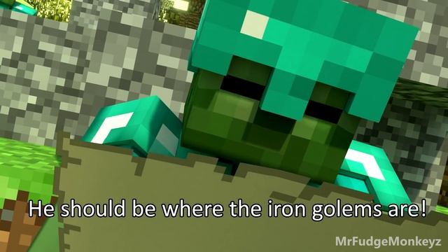 Annoying Villagers 34 - Minecraft Animation смотреть онлайн