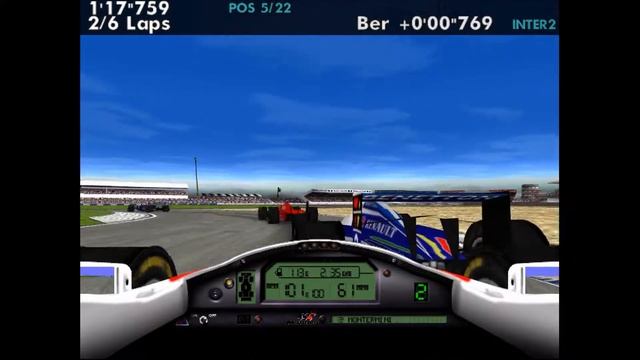► F1 Racing Simulation (PC, 1997) | Gameplay