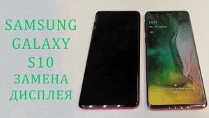 Samsung Galaxy S10 - разбился дисплей. Замена экрана. Display  replacement Galaxy s10 G973