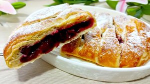 Самый Быстрый ПИРОГ из Готового СЛОЕНОГО ТЕСТА! Бесподобно Вкусная ВЫПЕЧКА из Дрожжевого теста!