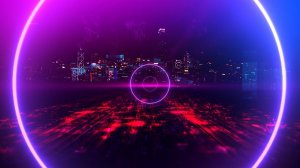 Анимированный темный абстрактный хай-тек фон: Сквозь тоннель