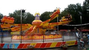 Атракцион супер полет в парке гагарина (самара)