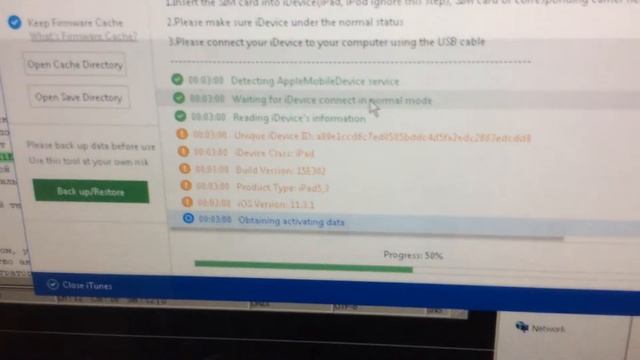 Apple iPad A1567 Activation error