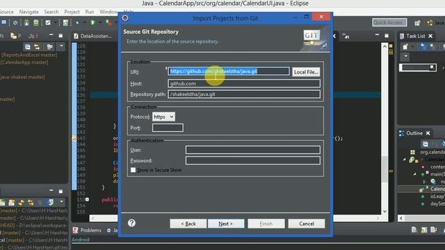 Clone GitHub repository using Eclipse смотреть онлайн