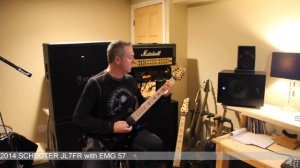EMG 707 vs EMG 57 vs Seymour Duncan Signature Jeff Loomis Schecter JL7FR Tone