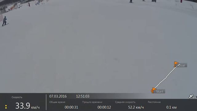 Горные лыжи на курорте Снежный. смотреть онлайн