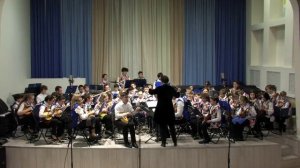 Оркестр русских народных инструментов «Калейдоскоп". «ДМШ им. Э. Грига», директор О.М.Фомина.