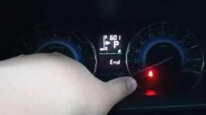 How to turn on/off Toyota Rush driving ECO indicator