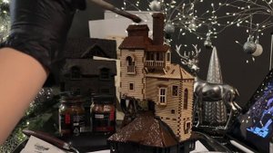 DIY. Интерьерные деревянные домики своими руками. Вселенная Гарри Поттера. Декоративные домики.