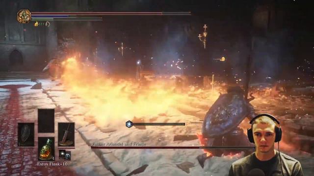 Let's Play Dark Souls 3 Ashes of Ariandel (#6) | Best Boss Fight Ever!!!! ENDING смотреть онлайн