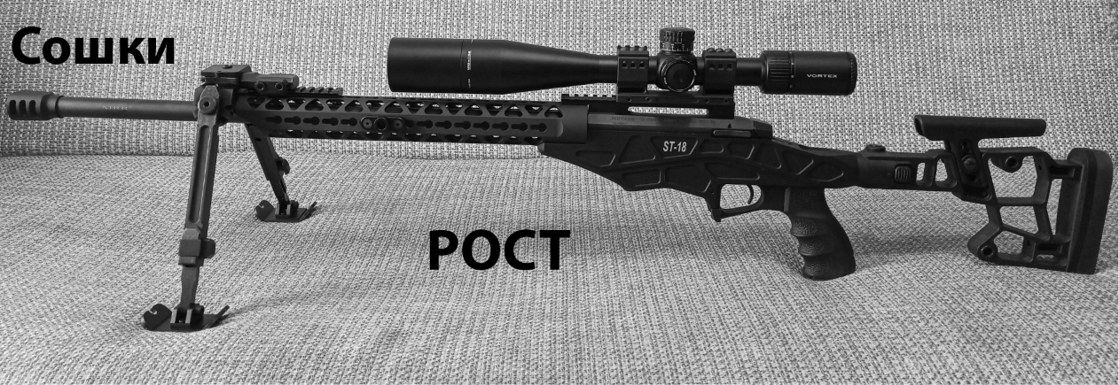 Сошки РОСТ/  Bipods R W S T( Russian Weapons Sports Technology )
