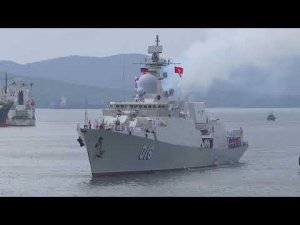 Встреча кораблей ВМС Вьетнама во Владивостоке в преддверии конкурса «Кубок моря-2021»