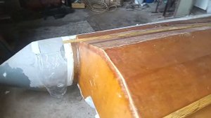 Риб своими руками, из старой лодки ПВХ. Часть 6