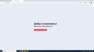 Установка OpenServer, проблемы с запуском Open server