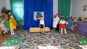 Номинация "Инсценировка сказки К.Чуковского "Мойдодыр " группа "Фантазеры"