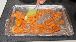 Морковка в духовке! Вкусная морковь запеченная в духовке! Постное блюдо!