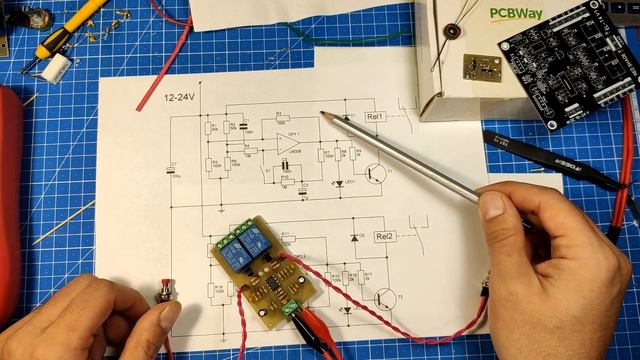 Управление реле одной кнопкой на 2 канала (PCBWay) для ЛБП