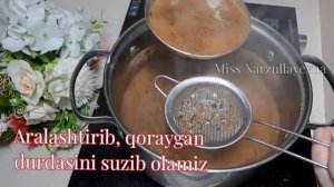 SARYOG'DAN MING DARGA DAVO ATALA TAYYORLASH.Buvijonim retsepti.?Atala retseptini so'raganlarga.Asmr