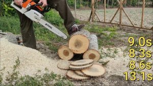 Stihl MS260 VS. Makita DCS5030 (alias Dolmar PS5105) Same bar&chain