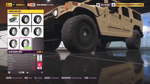 Rebuilding HUMMER H1 ALPHA - Forza Horizon 5 Logitech G923 Gameplay