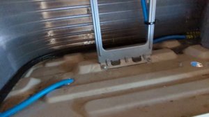 Установка греющего кабеля на внешний блок спилт системы